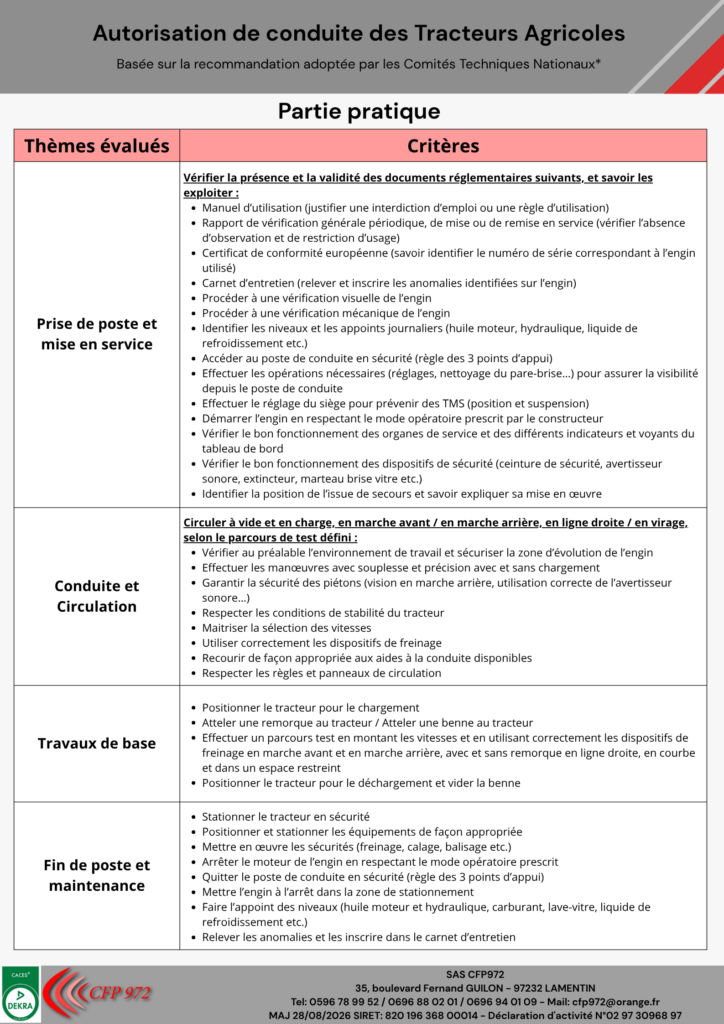 Centre de formation CACES Martinique CACES Martinique Formation certificat d’aptitude à la conduite en sécurité caces R489 chariots élévateurs caces R486 nacelle PEMP plateformes élévatrices caces R490 Grue de chargement caces R482 engins de chantier Formation cariste Martinique Financement caces Financement CPF Formation cariste manutention Financement France travail Formation éligible au CPF Recyclage AIPR opérateur CACES Lamentin CACES Fort de France Obtenir le certificat d’aptitude à la conduite en sécurité Financement Nacelle élévatrice cariste en entrepôt Formation professionnelle certifiée Certification logistique manutention Engins de chantier Centre agréé Qualiopi Programme de formation CACES
